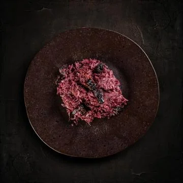 Braised red cabbage Stock Photos