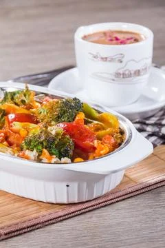 Braised Vegetables with Rice Stock-Fotos