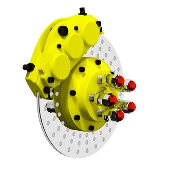 Brake 3d. Stock Illustration