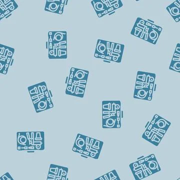 Brake bleeder kit glyph vector seamless pattern イラスト素材