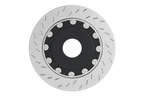 Brake car rotor, front view Stock Illustration