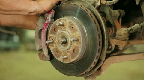 Brake Disc Dismantling 스톡 동영상 29914758