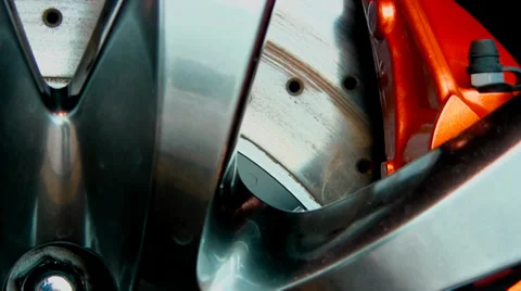Brake disk Stock Footage 39740923