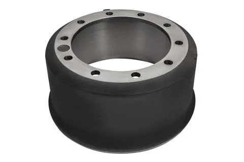 Brake drum on white background Stock Photos