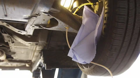Brake fluid replacement Stock Footage 66752080