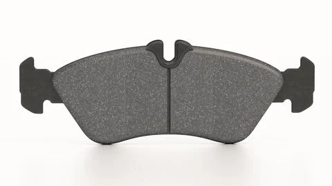 Brake pad isolated on white background. 3D illustration Stock Illustration