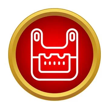 Brake pad wear indicator warning light icon Stock Illustration
