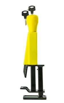 Brake pedal lock Stock Photos