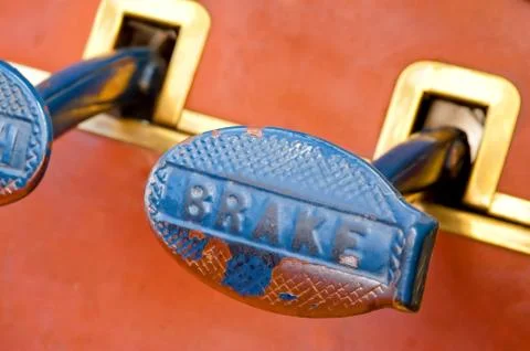 Brake pedal Stock Photos
