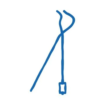 Brake spring plier icon doodle illustration Illustration