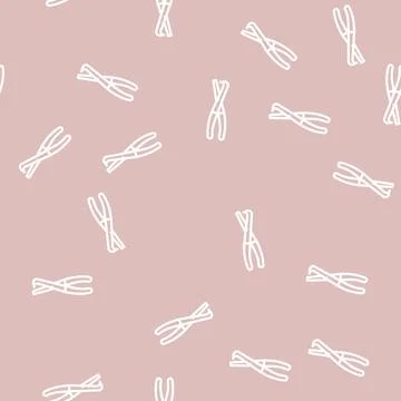 Brake spring plier line vector seamless pattern Illustration