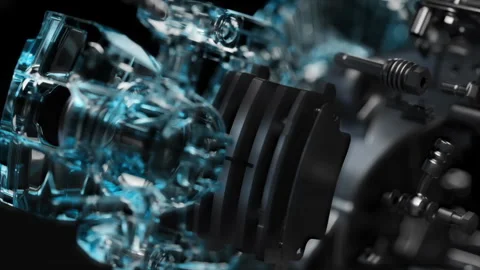 Brake system: power and control. Stock Footage 327919663