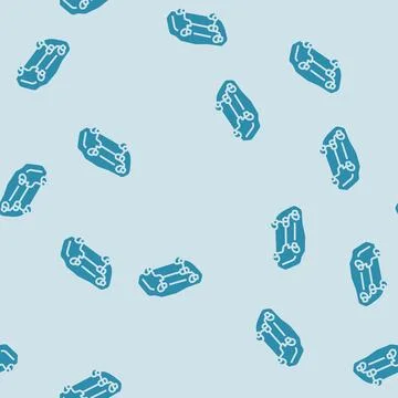 Brakes car glyph seamless pattern 스톡 일러스트