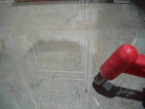 Braking tempered glass Stock Footage 1083971