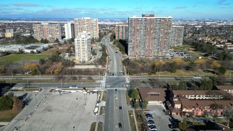 Bramalea City Centre High Density Housing 스톡 동영상 296462597