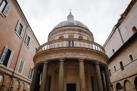 Bramante Tempietto Rome Stock Photos