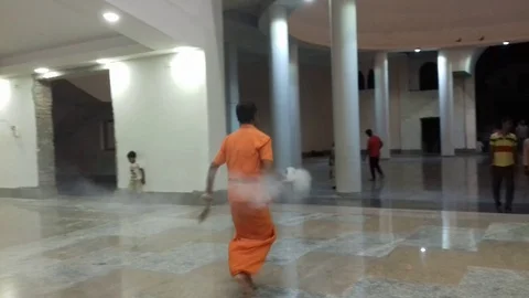 Bramha dutta dham in video. Stock Footage 93787220