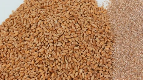 Bran and grain bread . Stock Footage 61822023