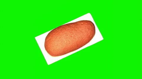 Bran bread rotating 01 Stock Footage 43460427
