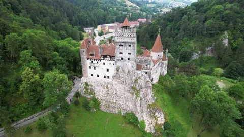 Bran Castle in Romania, the famous Dracu... | Stock Video | Pond5