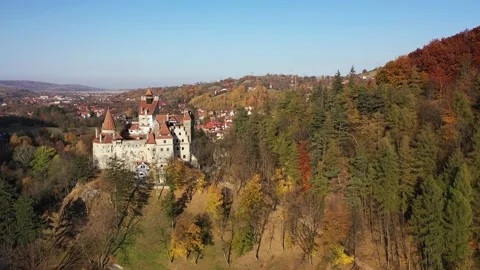 Bran Castle, Romania. Stock Footage 133335400