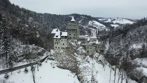 Bran castle, Romania. Stock Footage