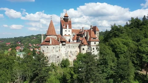 Bran Castle Summer 1 Stock Footage 162538014