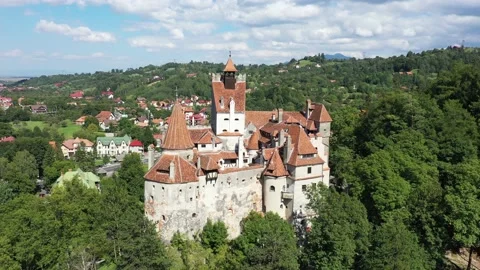 Bran Castle Summer 2 Stock Footage 162538033