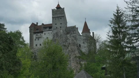Bran Castle View Stock Footage 63150568