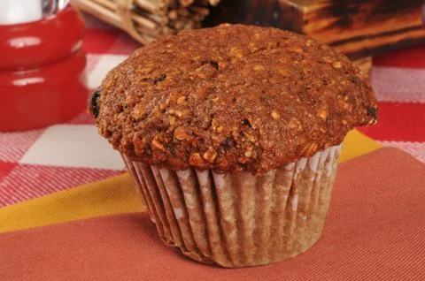 Bran muffin Stock Photos