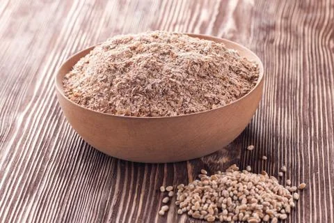 Bran of wheat 스톡 사진