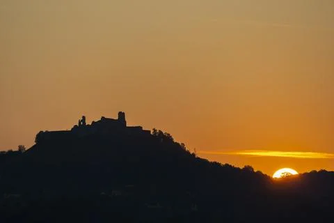 Branc ruins near Myjava, Western Slovakia, Slovakia Stock Photos