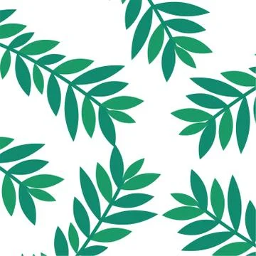 Branch and leafs pattern background 스톡 일러스트