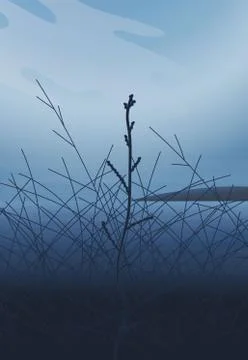 Branch background for your ideas Stock Illustration