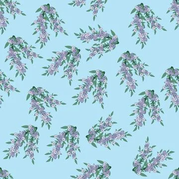 Branch of berries pattern Stock Illustration