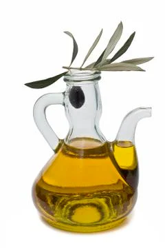 A branch on the bottle. Stock Photos