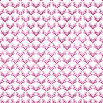 Branch of coral. Seamless pattern. Vector illustration. Stock Illustration