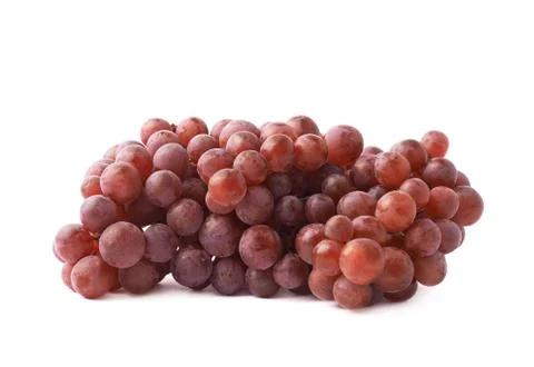 Branch of the dark grape isolated Stock Photos
