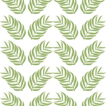 Branch with leafs pattern 스톡 일러스트