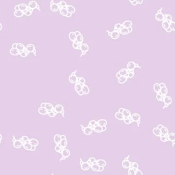 Branch tomato line vector seamless pattern Illustrazione stock