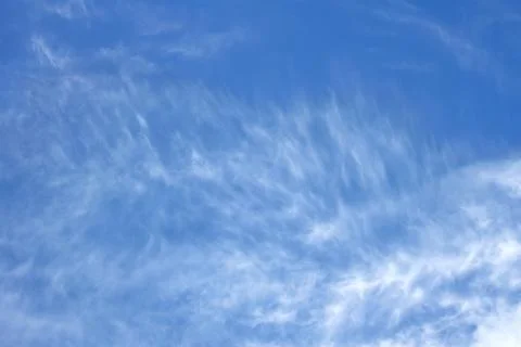 Branched high white clouds Foto stock