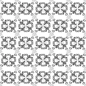 Branches and dots Illustrazione stock