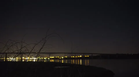 Branches with a bridge in the background 4K 스톡 동영상 47709207