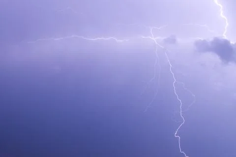 The branches of lightning Stock Photos