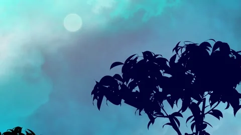 Branches swaying in the wind Stock Footage 242741877