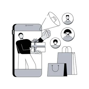 Brand advocate abstract concept vector illustration. Stock Illustration
