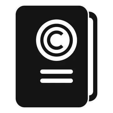 Brand ambassador folder icon simple vector. Social media Stock Illustration