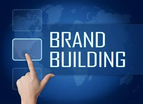 Brand building Ilustración de archivo