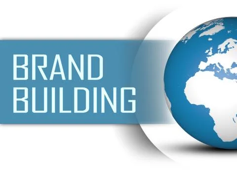 Brand building Ilustración de archivo