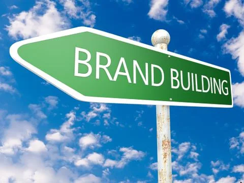Brand building Ilustración de archivo